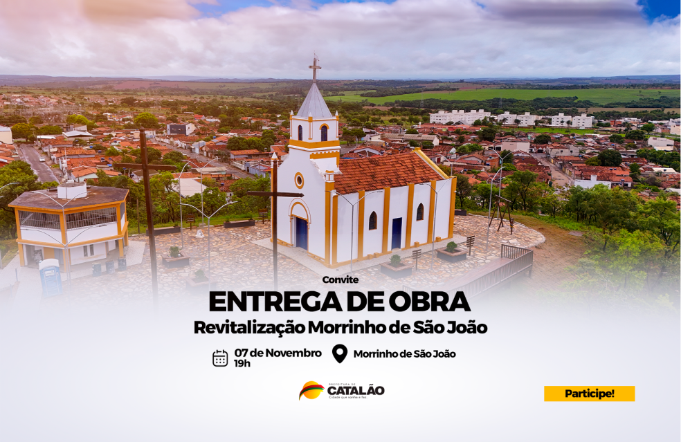 Revitalização do Morrinho de São João será entregue nesta quinta-feira(7)