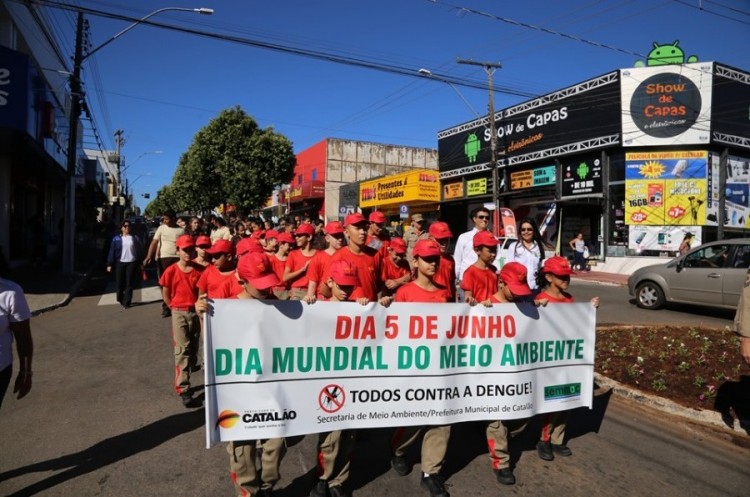 Caminhada movimenta Semana do Meio Ambiente em Catalão