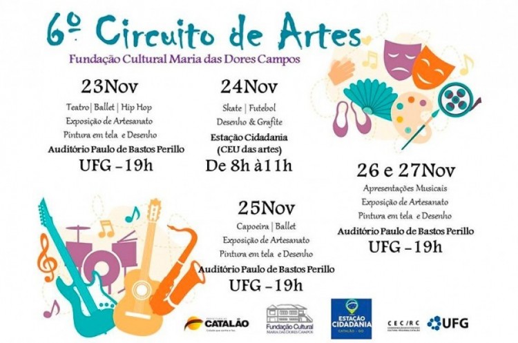 Vem aí a sexta edição do Circuito de Artes de Catalão