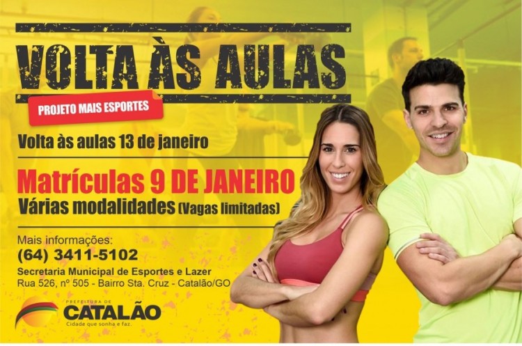 Começam hoje as inscrições para o Projeto Mais Esportes