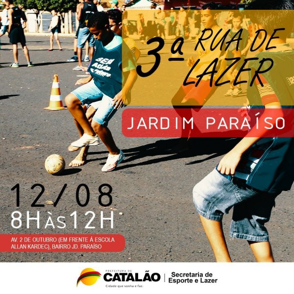 Rua do Lazer terá diversão garantida 