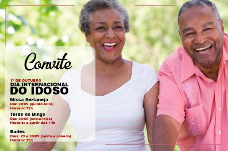 Festividades do Dia do Idoso começam nesta quinta (28)