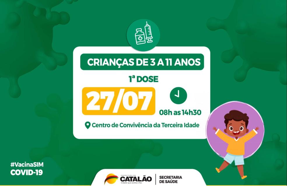 Covid-19: Saúde convoca crianças de 3 a 11 anos para receberem a vacina pediátrica