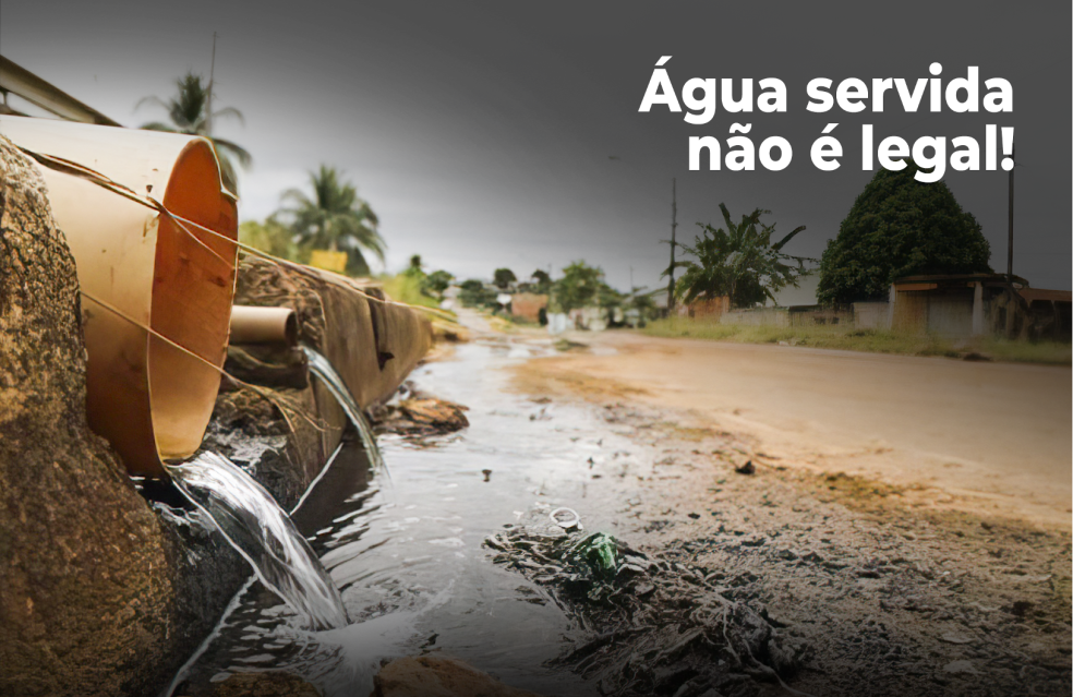 Alerta! O acúmulo de água em vias públicas é ato de infração ao Código de Postura do Município