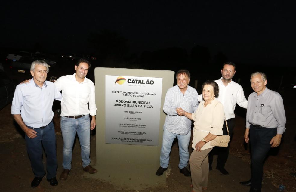 Obra de pavimentação asfáltica na Estrada da Mumbuca foi inaugurada e entregue à população em Catalão