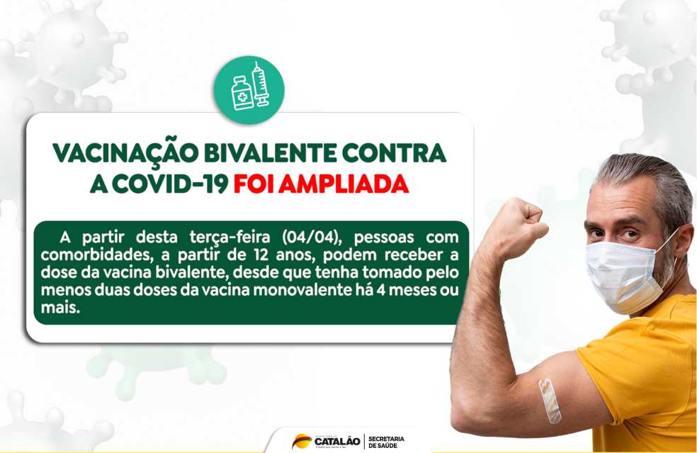 Covid-19: Vacina bivalente é ampliada para pessoas com comorbidades