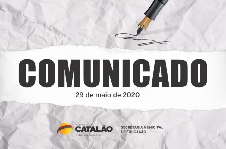 Comunicado - Educação