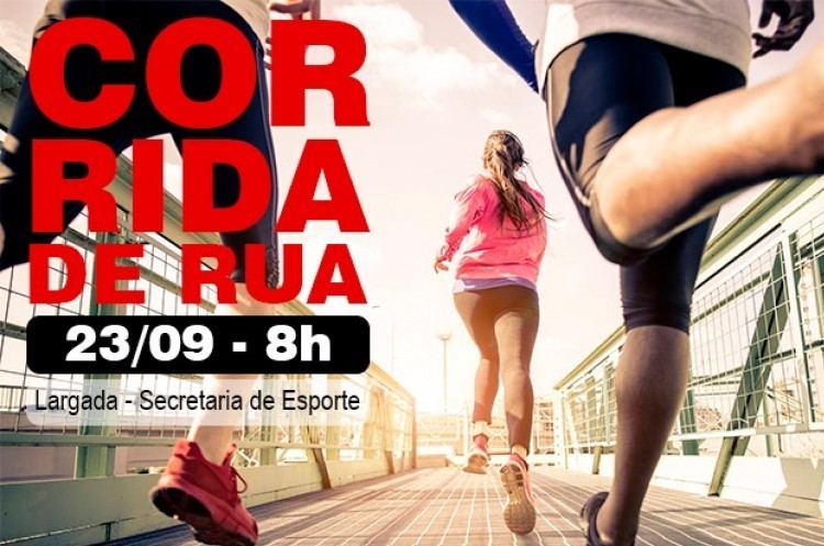 Corrida de rua acontece neste sábado