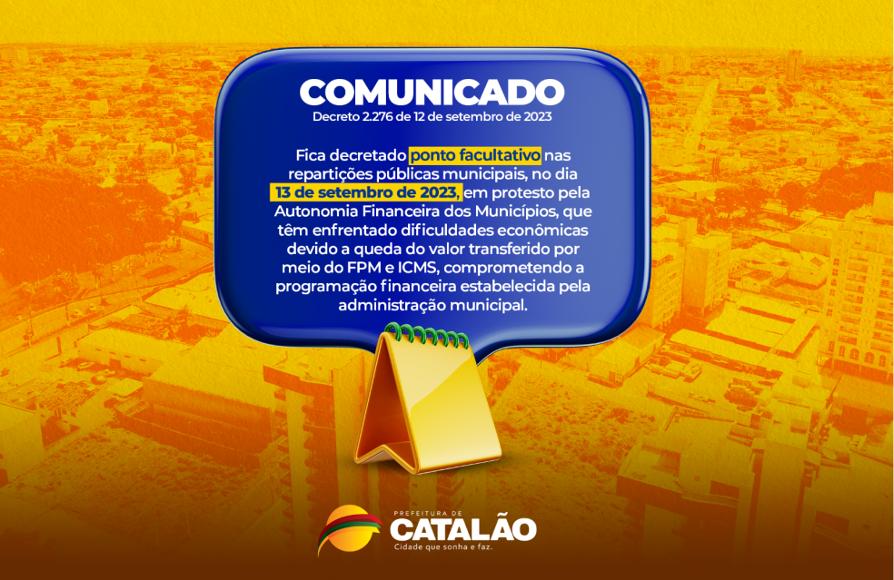 COMUNICADO - Decreto 2.276 de 12 de Setembro de 2023