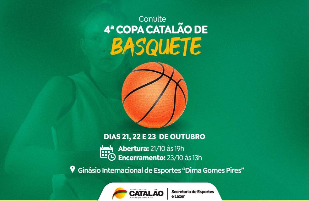 Sexta-feira tem abertura da Copa de Basquete em Catalão