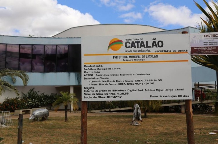 Prefeitura inicia obra de reforma da Biblioteca Digital