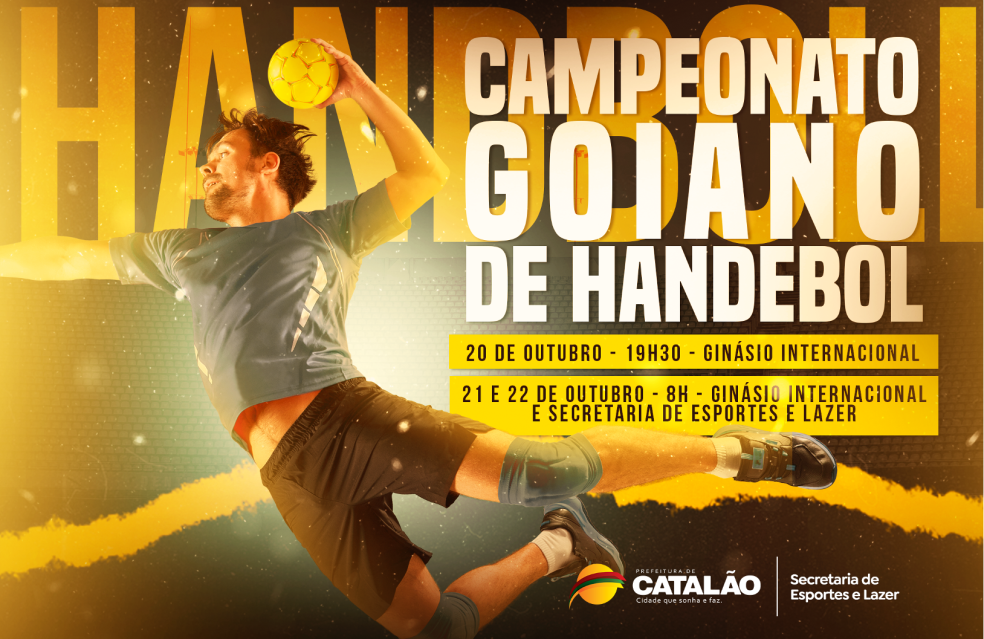 Catalão é sede do Play Off (mata-mata) do Campeonato Goiano de Handebol