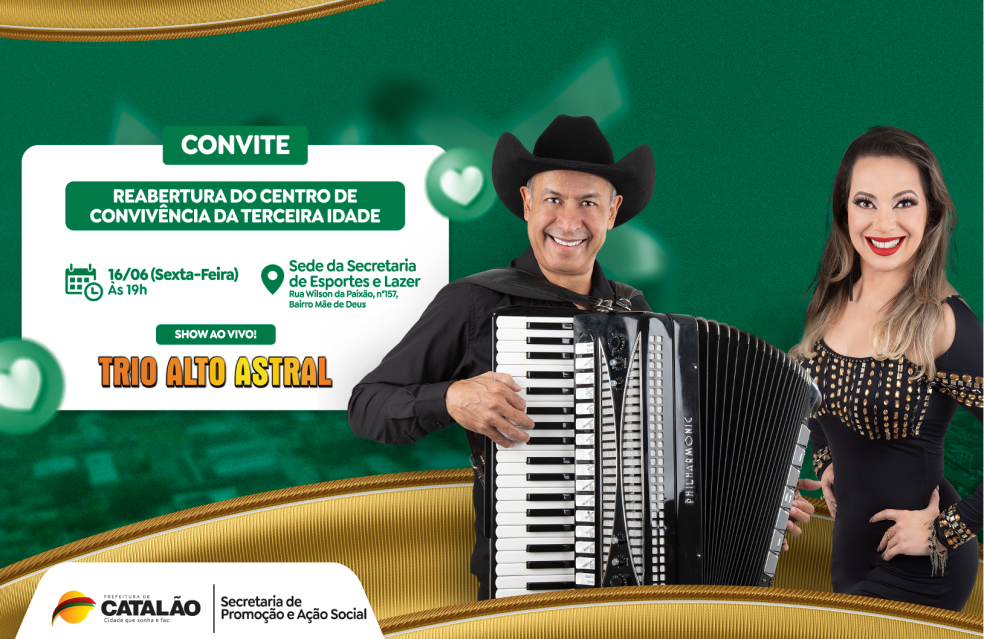 Bailes da Terceira Idade serão retomados pela Prefeitura de Catalão