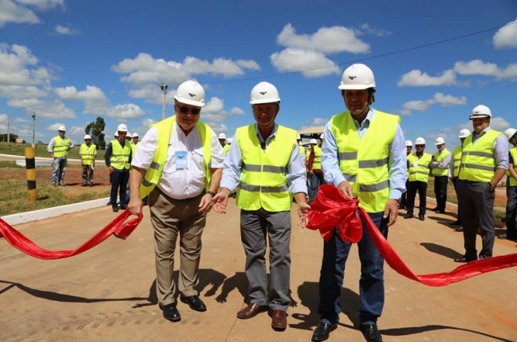 Prefeito Adib Elias e secretários participam da reinauguração da Mosaic Fertilizantes em Catalão