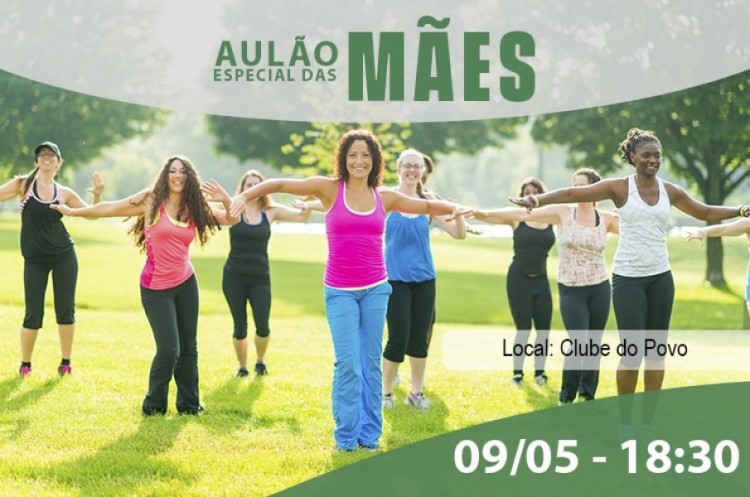 Secretaria de Esportes fará aulão especial às mães