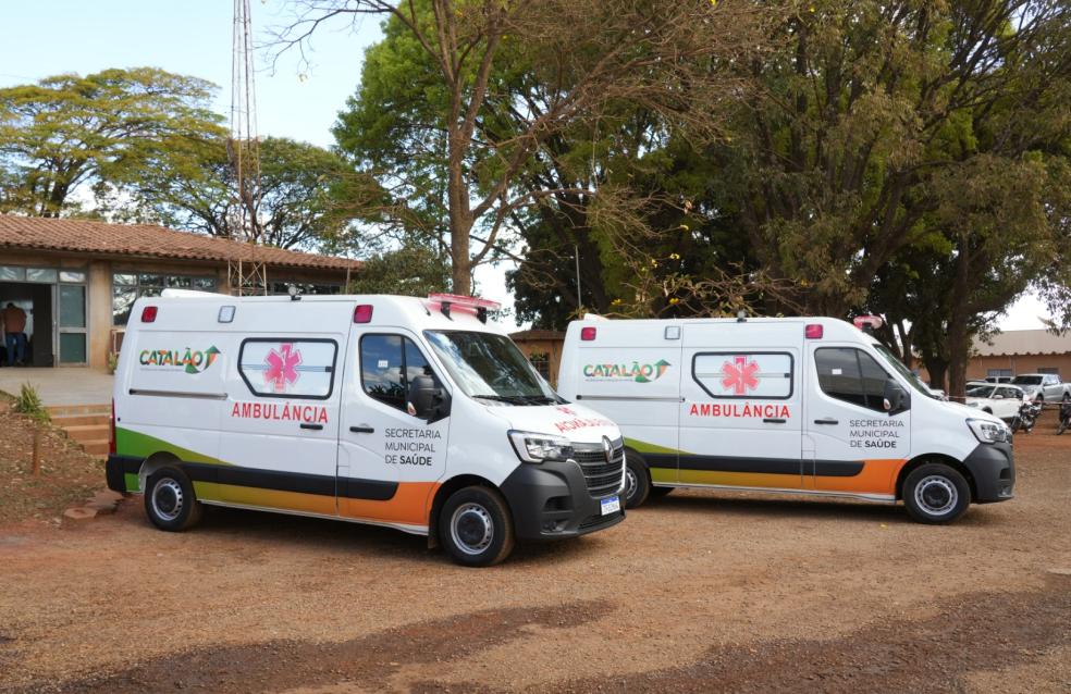 Duas novas ambulâncias fortalecem cuidado com a vida em Catalão