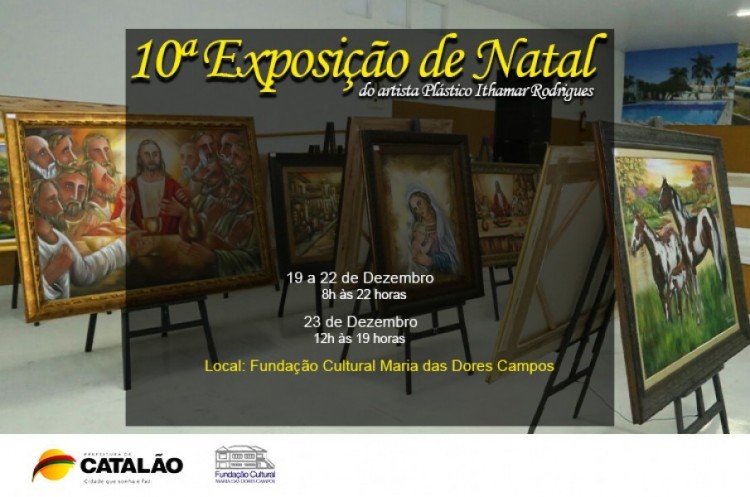 Começa nesta quarta-feira em Catalão, exposição especial de Natal do artista plástico Ithamar Rodrigues