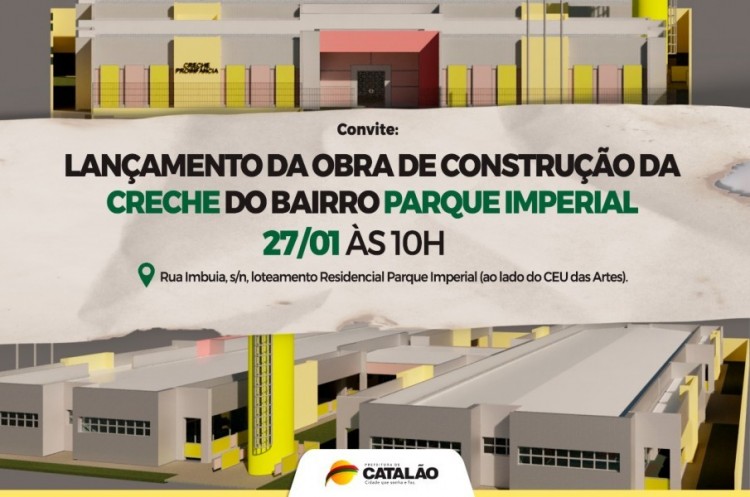 Prefeitura iniciará construção de novo CMEI no Parque Imperial nesta quinta (27)