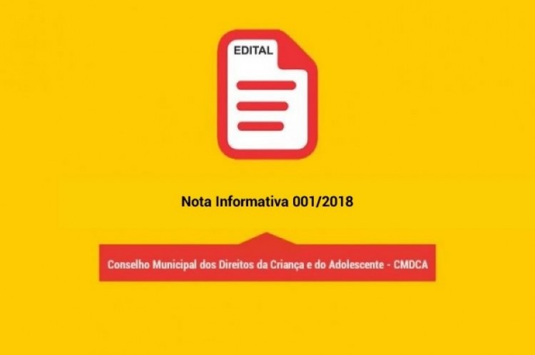  Nota Informativa 001/2018 - FMDCA