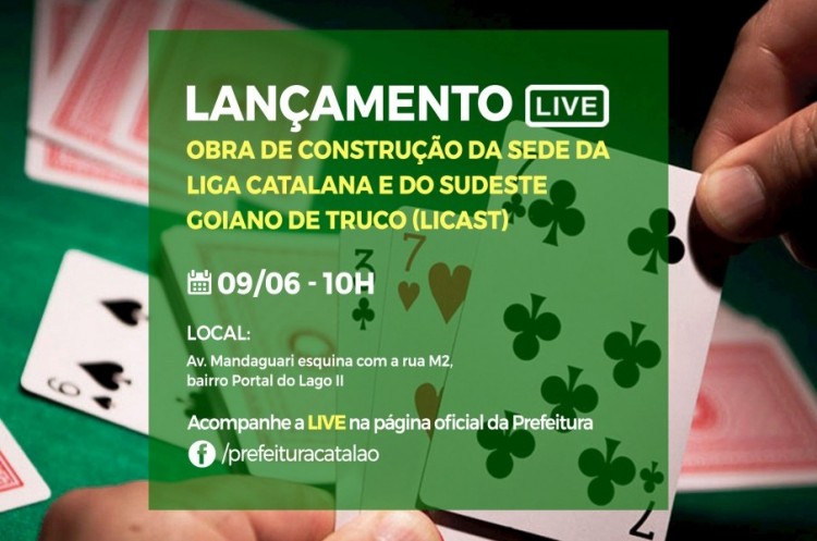 Construção da sede do Clube de Truco será lançada nesta quarta