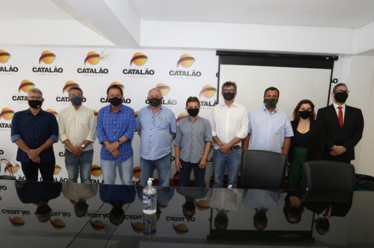 Representantes da CODEGO são recebidos na Prefeitura de Catalão