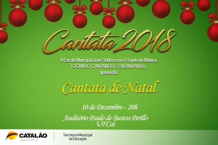 Cantata de Natal deve reunir cerca de 300 alunos em apresentação que promete muita emoção 