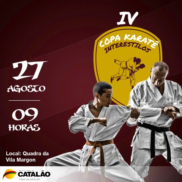 IV Copa Karatê vai reunir 160 atletas 