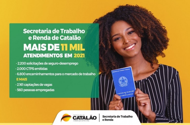 Secretaria de Trabalho e Renda divulga balanço dos atendimentos realizados em 2021