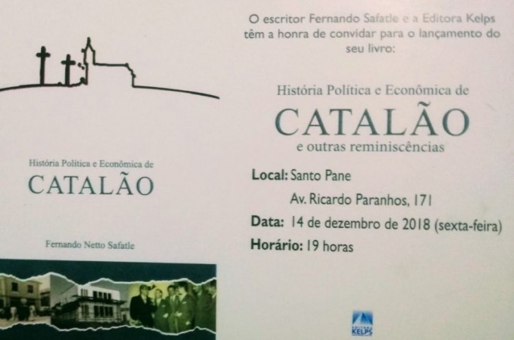 Hoje é dia de lançamento de livro em Catalão