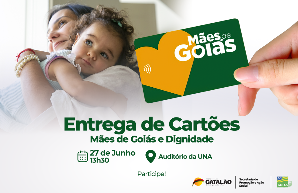 Mais 751 famílias de Catalão vão ser beneficiadas com os programas Mães de Goiás e Dignidade