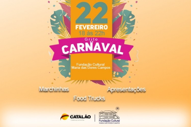 Com tradicionais marchinhas, Fundação Cultural realiza hoje grito de carnaval