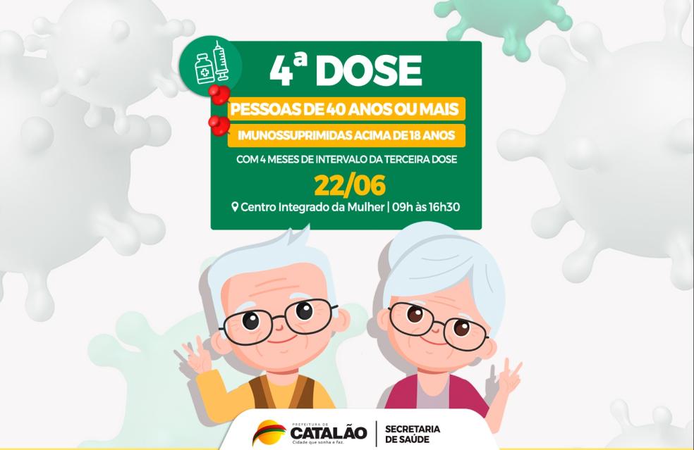 Covid-19: Saúde convoca pessoas de 40 anos ou mais e imunossuprimidos para receberem a quarta dose