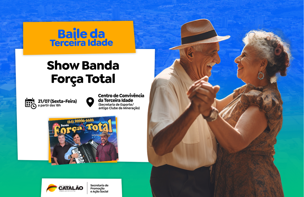 O baile que traz mais saúde à terceira idade volta a acontecer nesta sexta, (21/07)