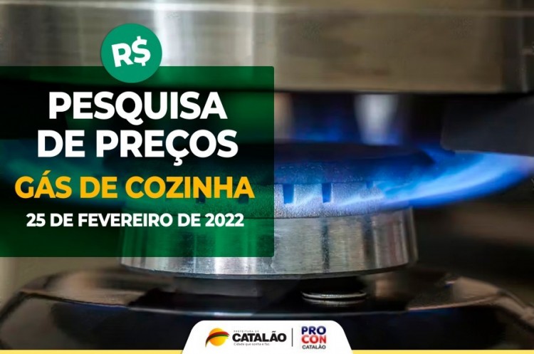 Procon Catalão divulga mais uma pesquisa de preços, dessa vez, referente ao gás de cozinha