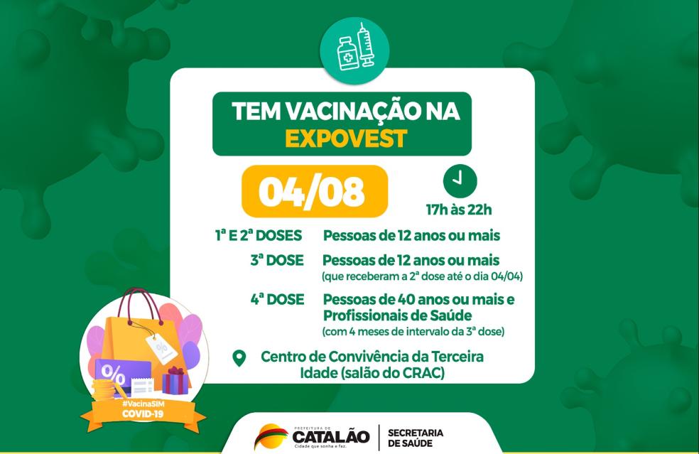 ExpoVest conta com ponto de vacinação contra a covid-19