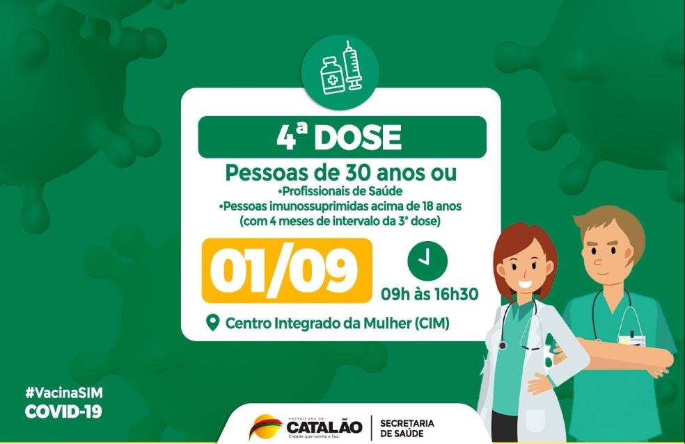Saúde convoca pessoas imunossuprimidas para receberem a dose reforço (5ª dose)