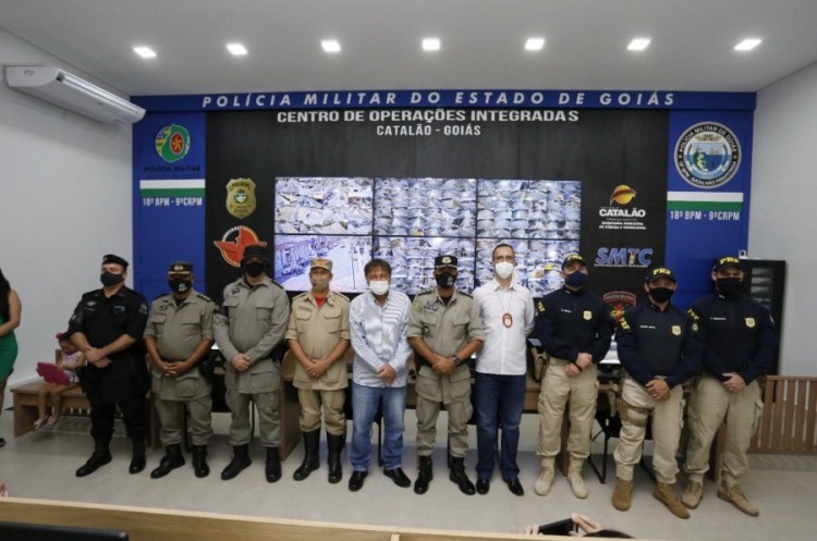 Inaugurado Projeto Catalão Segura: câmeras de videomonitoramento já funcionam na cidade