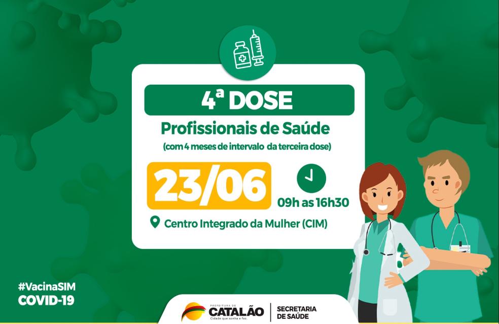 Covid-19: Saúde convoca profissionais de saúde para receberem a quarta dose