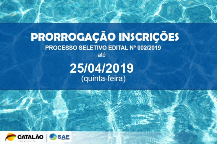 Inscrições prorrogadas SAE: interessados terão um dia a mais para se inscreverem
