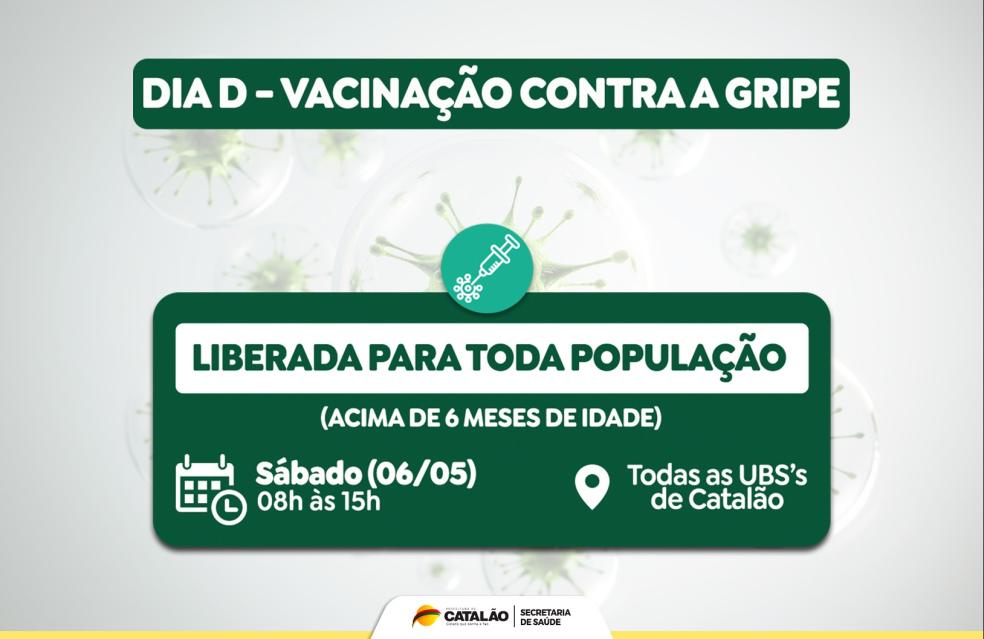 Em catalão, campanha nacional de vacinação contra gripe tem Dia D neste sábado (06)