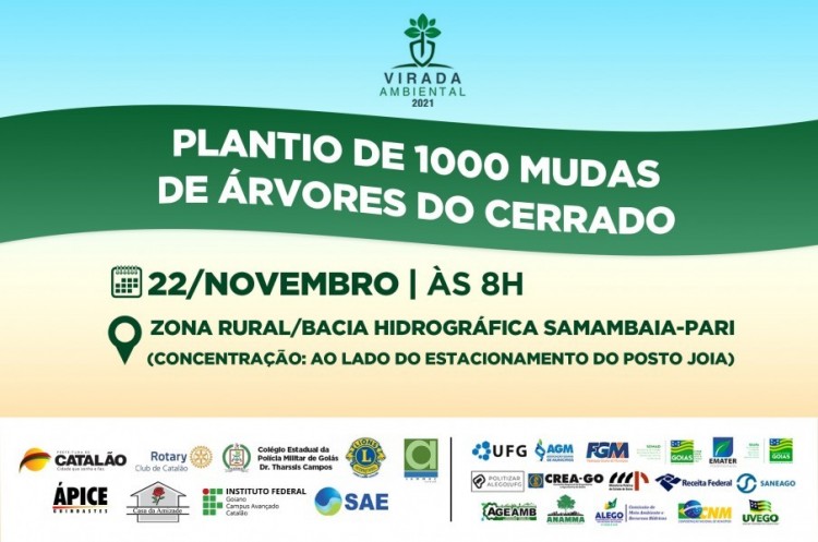 Projeto Virada Ambiental será lançado nesta segunda em Catalão