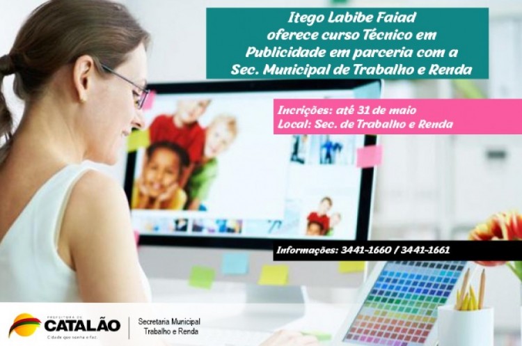 Inscrições abertas para curso técnico em Publicidade