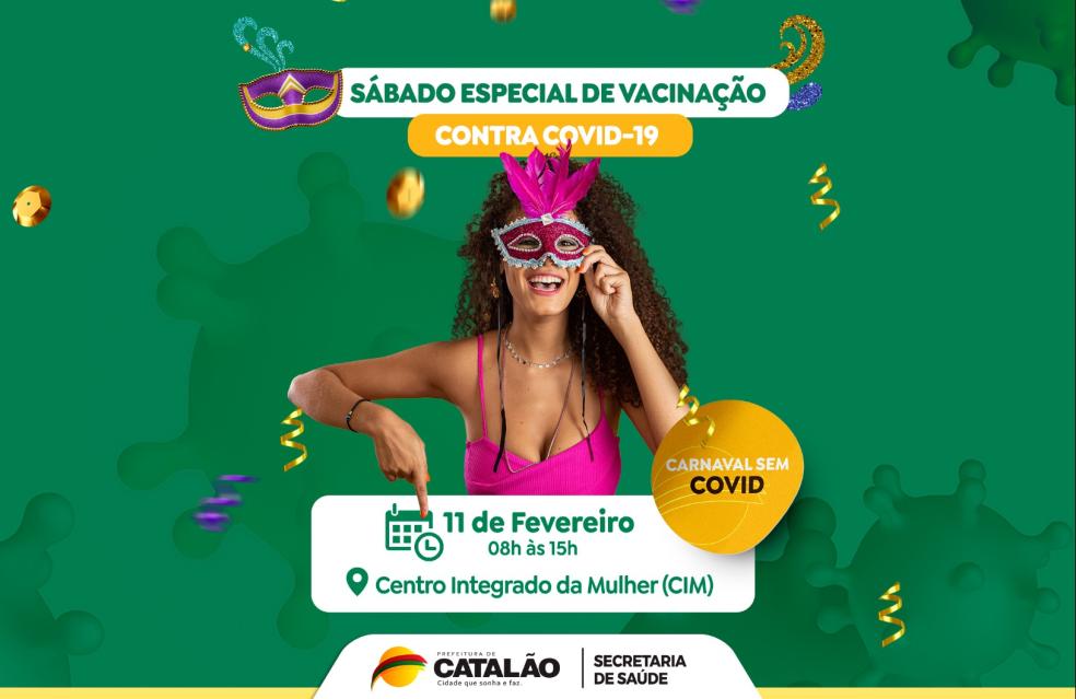 Saúde de Catalão promove ação especial de vacinação contra a covid-19 neste sábado (11)