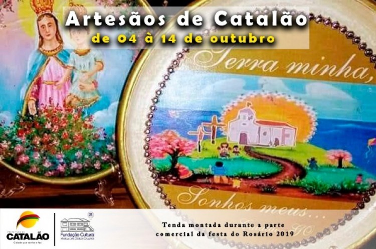 Fundação Cultural na Festa do Rosário: Grupo de artesãos comercializará produtos em tenda durante as barraquinhas 