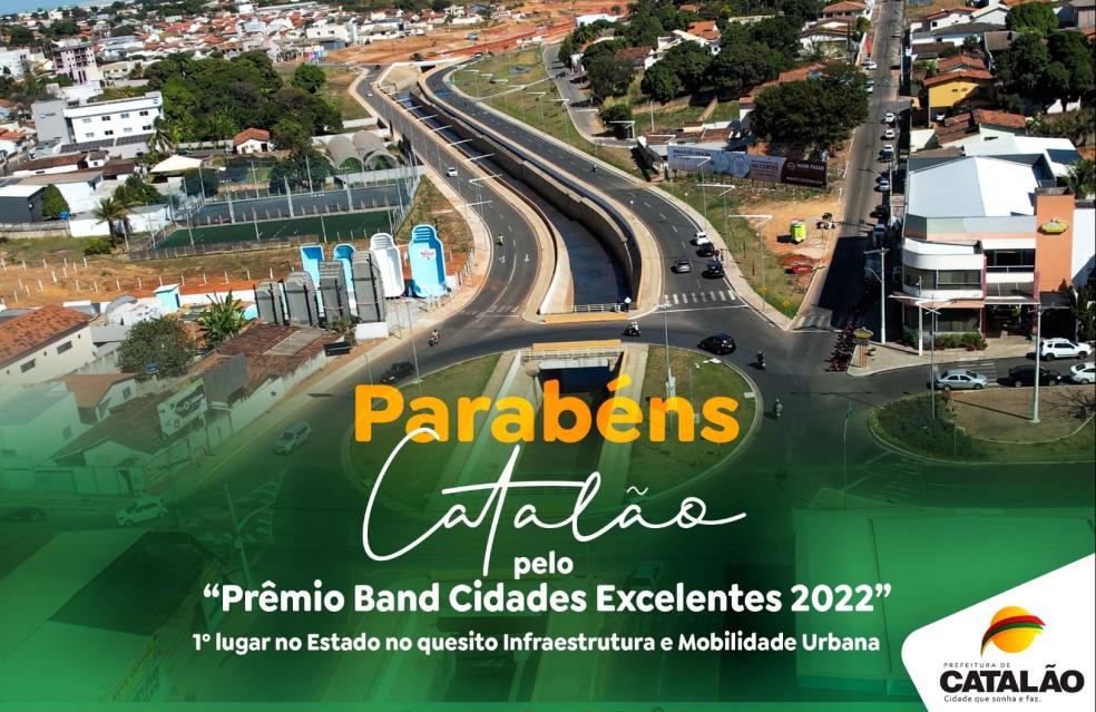 Catalão é 1º lugar estadual em infraestrutura e mobilidade urbana