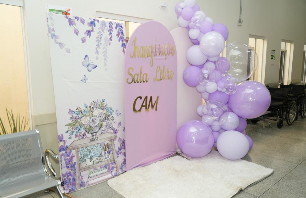 Sala Lilás é inaugurada no CAM e transforma acolhimento em filosofia de cuidado